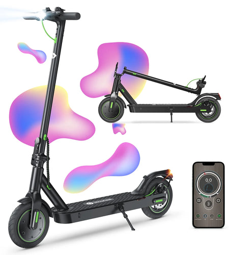 S9Pro Electric Scooter, 18.6 Mph E Scooter, up to 21 Miles Long Range 350W Electric Scooters Adults, Pneumatic Tires with Smart Scooter App