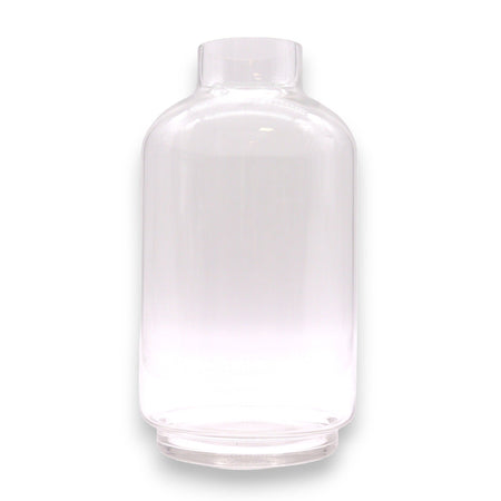 Large Ball Top Terrarium on Dark Tung Wood