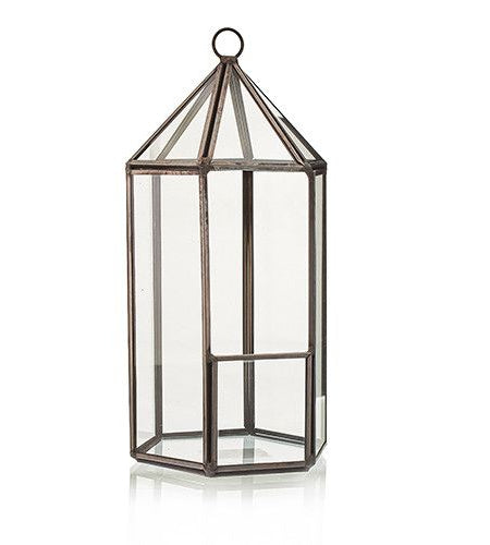 Glass Terrarium - Lantern Shape