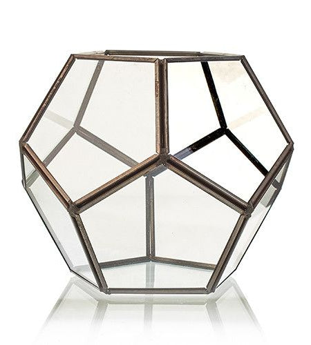 Glass Terrarium - Large Octagon