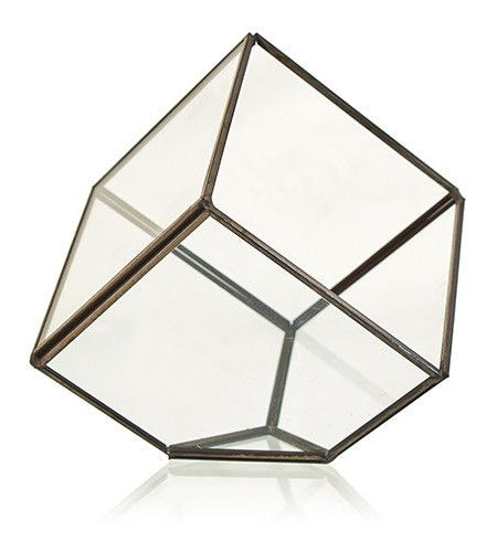 Glass Terrarium - Cube on Corner